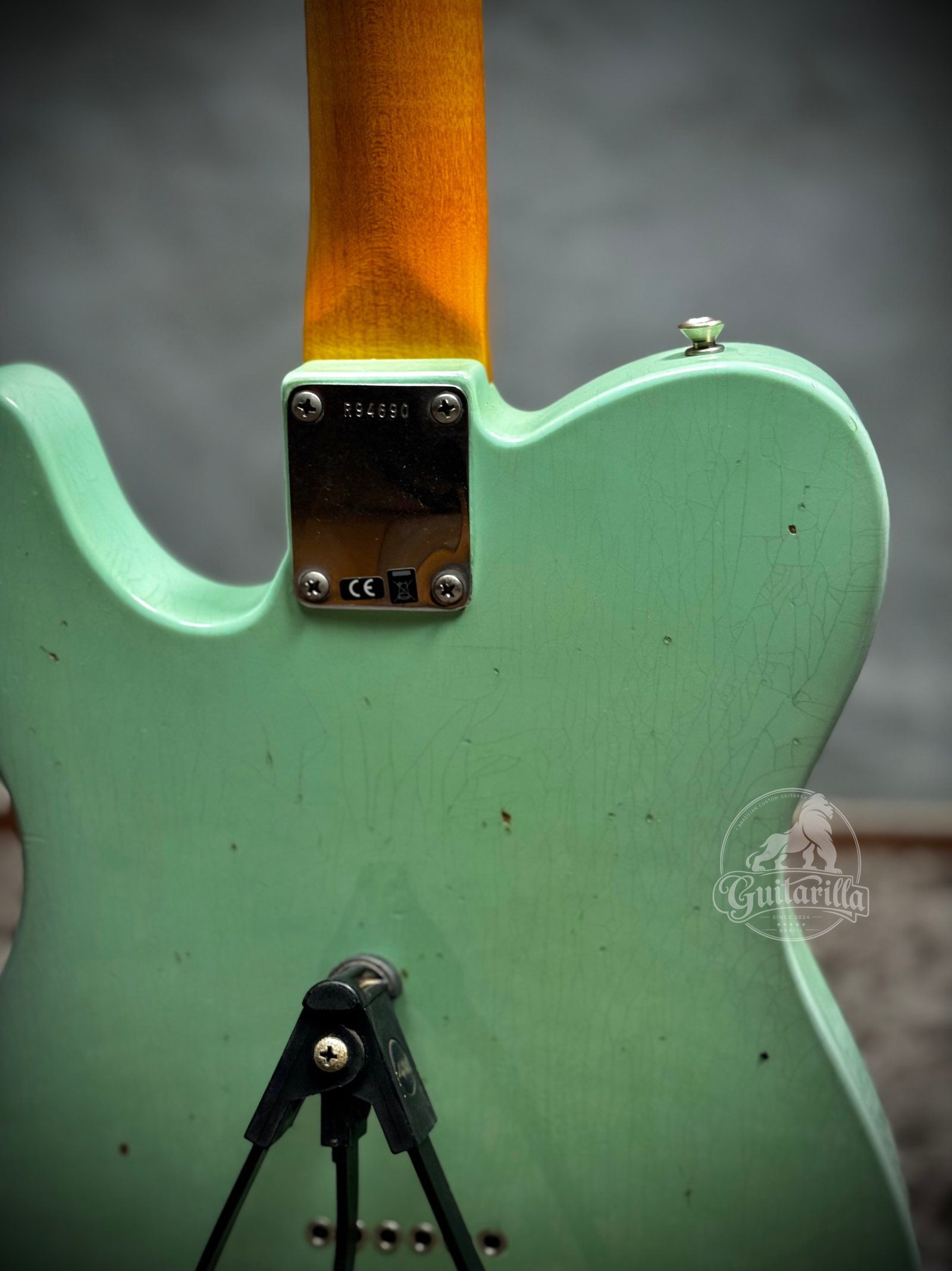 Fender Custom Shop '60s Telecaster — neck plate e número de série
